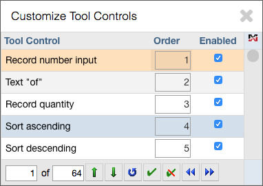Tool Control Editor